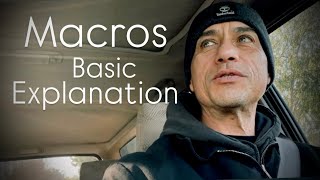 Macros Explained for Beginners: macros 101 | lose belly fat with protein fats carbs | simple basic