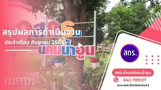 สรุปผลการดำเนินงาน ประจำเดือนกันยายน 2566 (สกร.อำเภอนิคมน้ำอูนจังหวัดสกลนคร)