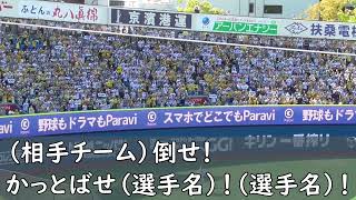 阪神タイガース応援歌　チャンステーマ　チャンス襲来（歌詞付き）　パワプロコラボ　2023.4.16　横浜スタジアム