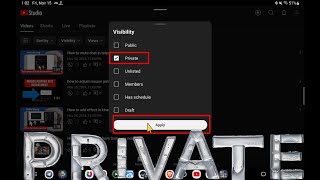 YouTube ಸ್ಟುಡಿಯೋದಲ್ಲಿ ಖಾಸಗಿ ವೀಡಿಯೊವನ್ನು ಹೇಗೆ ಕಂಡುಹಿಡಿಯುವುದು