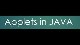 45 Applet Theory