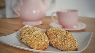 فطائر السميت التركية بالجبنة (سميت بواتشه ) هشه  simit poğaça