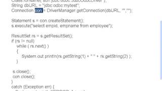 Java Part 20 Database handling