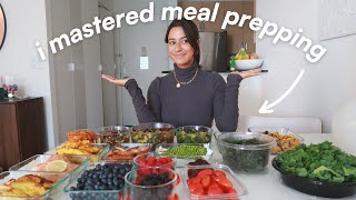 THE ULTIMATE HEALTHY MEAL PREP | a week's worth of easy & yummy recipes + grocery list