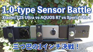 1.0-type Sensor Battle! Camera test with  