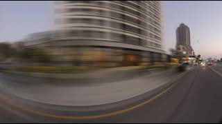 Riding the e163 Electric Scooter In 360 - HYPERLAPSE