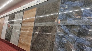 Flooring Tiles | 4'×2'Polished  Vitrified Tiles Granite Shade Designs