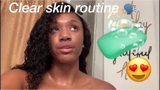 BRACEFACELAII NIGHTLY ROUTINE!!  (clear skin routine)