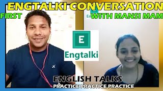 Engtalki conversation|#mansimam|Clapingo conversation|english speaking practice|#englishvinglish