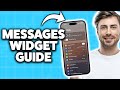 How To Add A Messages Widget To iPhone 2026 (Step-By-Step Tutorial)