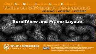 C#/Xamarin Cohort 08H - ScrollView and Frame Layouts