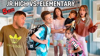 SCHOOL MORNING ROUTINE | Home School VS. Public School | Familia Diamond