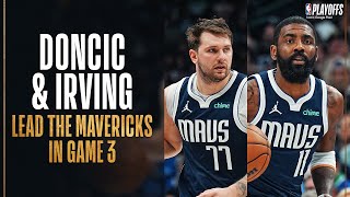 Luka Doncic & Kyrie Irving PROTECT HOME COURT In Game 3! | April 26, 2024