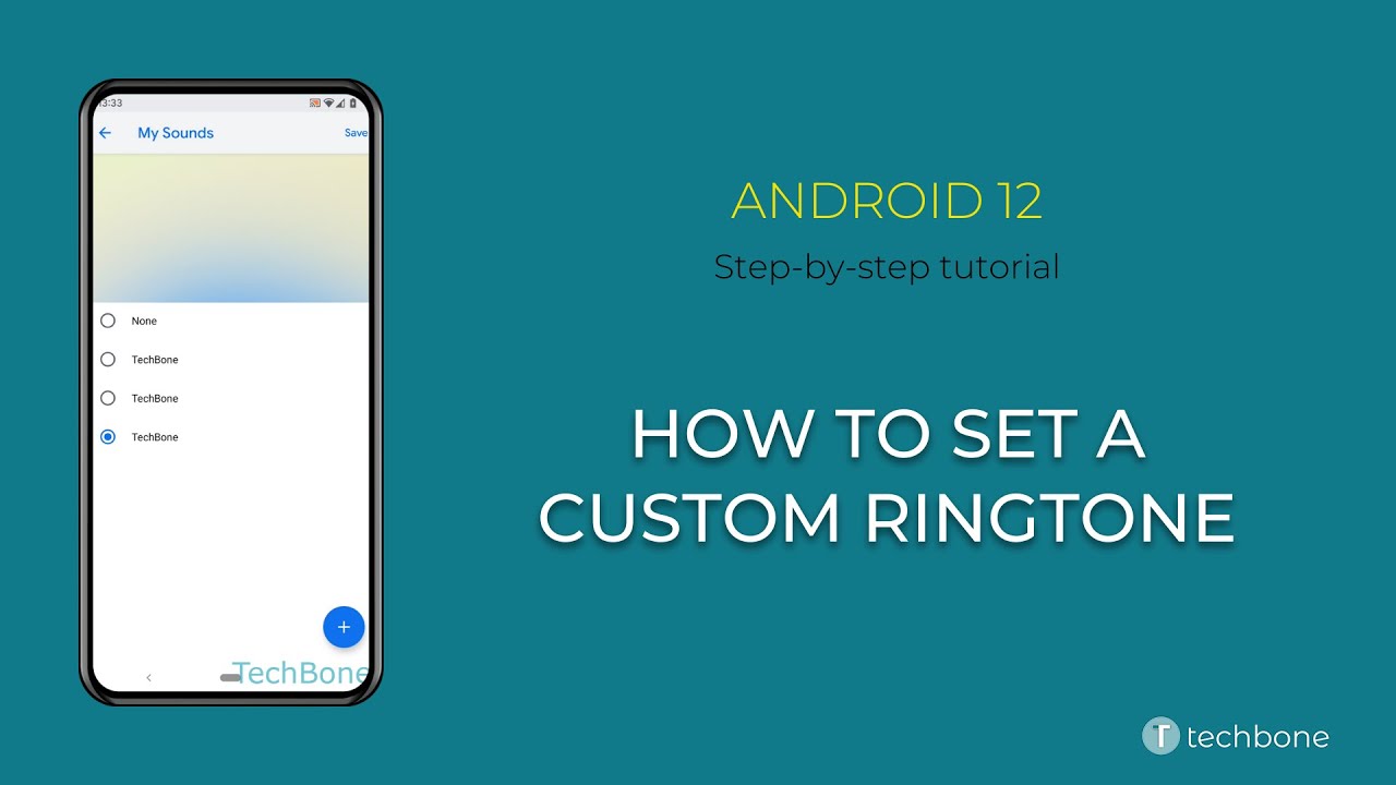 How To Set A Custom Ringtone [Android 12] - YouTube