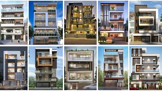 50 Three Floor Elevation Designs | 3 Floors Elevation Designs| 3 Floor House Design photos|3 Floors