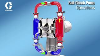 SaniForce Electric Diaphragm Pump Ball Check Operation