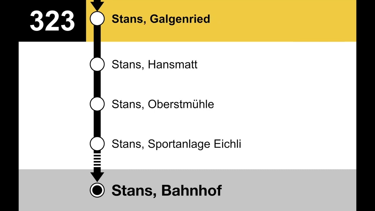 PostAuto Ansagen • 323 • Stansstad – Rotzloch – Stans - YouTube