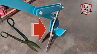 How to make a SHEAR at home to cut sheets