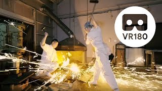 【VR180/3D】Katana, The True Japanese Sword-Making Experience: G.T.A. Japan