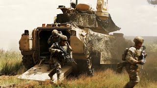U.S. Soldiers Conduct Squad Live-Fire Exercise