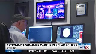 Midlands astrophotographer gives WIS exclusive look during solar eclipse