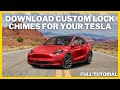 Download Custom Lock Chime for your Tesla with Full Tutorial