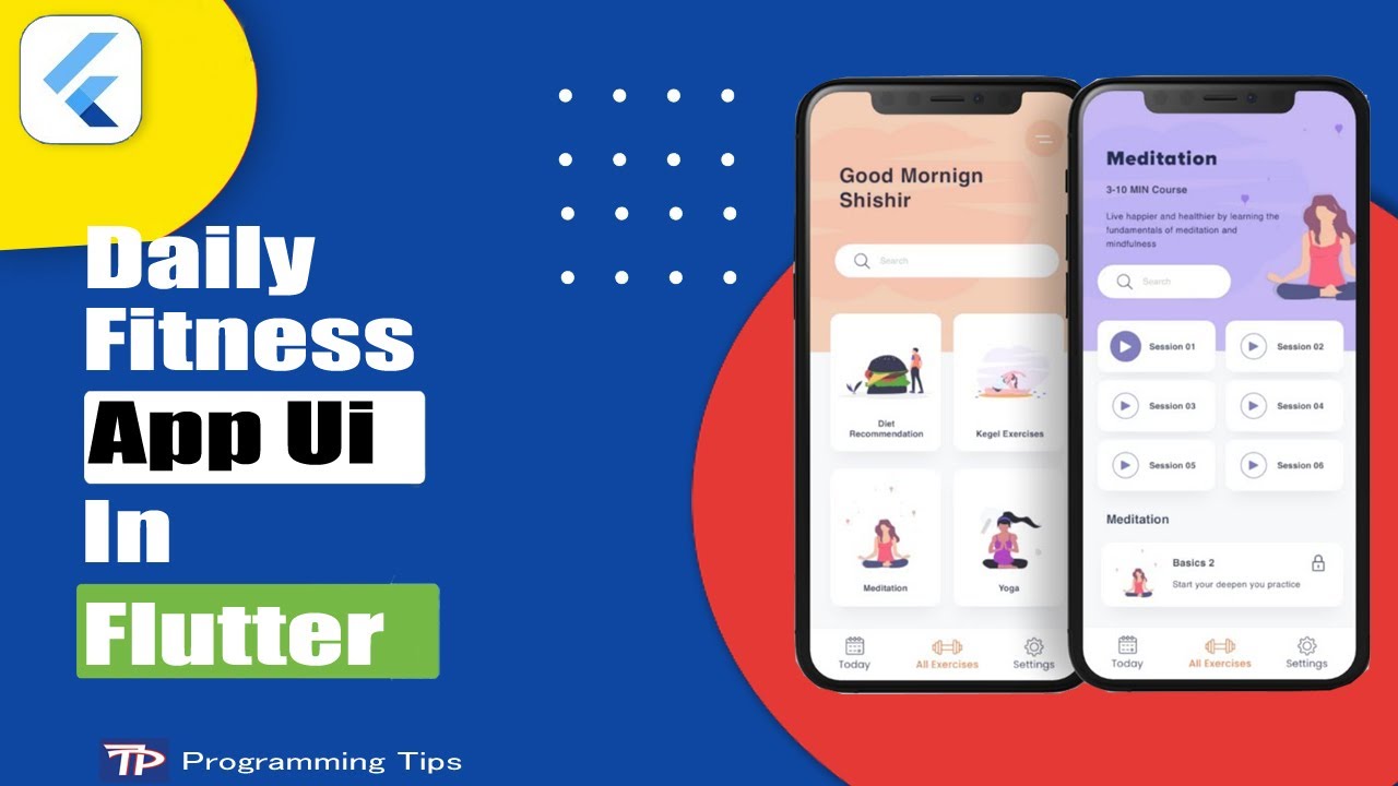 Flutter Fitness App Ui Workout Tracker App Flutter Gym App