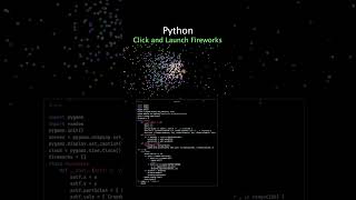 Light Up the Sky with Python's Interactive Fireworks Display!