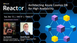 Architecting Azure Cosmos DB for High Availability - Global User Group Dec. 2022