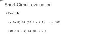 Java Basics - Conditional AND, OR and NOT