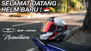 UNBOXING & REVIEW HELM BARU SPESIAL KEMERDEKAAN ! | NJZ ZX1R GT Nusantara