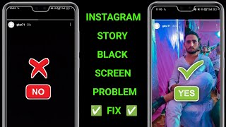 instagram story black screen problem | how to fix instagram story black screen | insta story problem