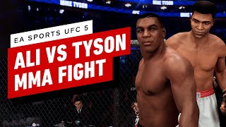 EA Sports UFC 5 Gameplay - Muhammad Ali vs Mike Tyson - 4K Full Fight Gameplay
