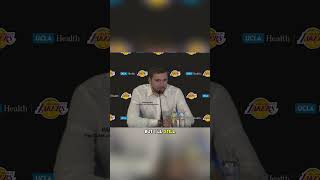 Luka Doncic addresses his weight and conditioning issues - Lakers Introduction Press Conference