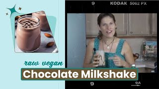 EASY Raw Vegan Chocolate Milkshake | Uncooking101 | Dairy-Free Plant-Based