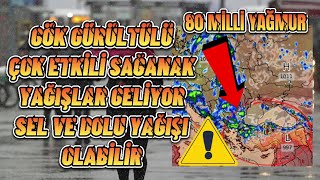 dikkat! birçok şehire gök gürültülü çok şiddetli yağışlar geliyor hava durumu