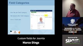 JWC 2016 - Custom fields for Joomla - Marco Dings