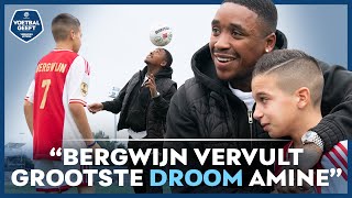 ❤️🤍 Steven Bergwijn en Ajax verrassen jonge fan Amine met speciale dag! 👏 | Voetbal Geeft