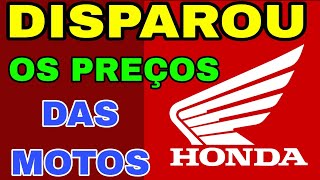 HONDA DISPAROU os PREÇOS de suas MOTOS!