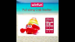 Winfun Pull Along Crab Stacker - Mainan Edukasi Anak