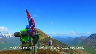 Highest Flag in town - Hiking Dravlausnykjen in Sykkylven (westcoast) Norway 🇳🇴 Mountains \u0026 Fjords