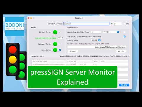 Presssign Server Monitor Updated V11 2 3 Youtube