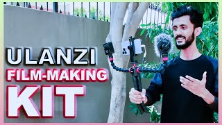 ULANZI Filmmaking Kit - All-in-One kit for Vloggers! [Tripod+Mic+Light+Phone Mount]