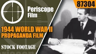 1944 WORLD WAR II PROPAGANDA FILM  ALEUTIAN ISLANDS & PACIFIC CAMPAIGN 87304