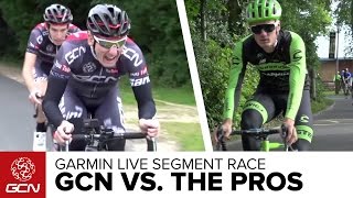 GCN Vs. Cannondale-Garmin – The Garmin Live Segment Race