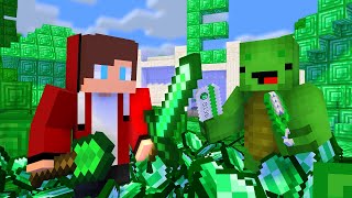 MAIZEN : Got too Many Emeralds - Minecraft Parody Animation JJ & Mikey