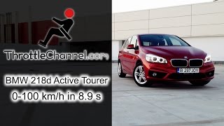 BMW 218d Active Tourer acceleration - ThrottleChannel.com