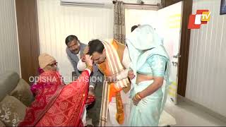 Rajasthan CM-designate Bhajanlal Sharma seeks his parents’ blessings ahead of swearing-in ceremony