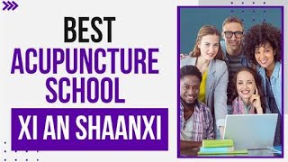 Best Acupuncture School in Xi An Shaanxi, China