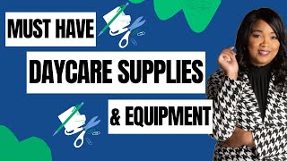 Must-Have Daycare Supplies \u0026 Equipment - #daycaresupplies